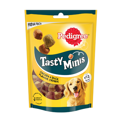 Pedigree Tasty Minis Adult Chicken And Duck Flavour 130g